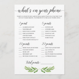 Wat is er op je Baby shower? Groene bladeren van j