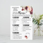 Wat is er op je Phone Marsala Vrijgezellenfeest Ga (Staand voorkant)