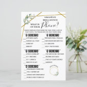 Wat is er op je Phone tweetalige vrijgezellenfeest (Staand voorkant)