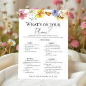 Wat is er op je telefoon Boho Vrijgezellenfeest sp Kaart