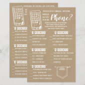 Wat is er op je telefoon douche spel nederlands sp (Voorkant / Achterkant)