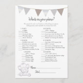 Wat is er op je telefoon spel Baby olifant Kaart (Voorkant)