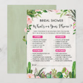 Wat is er op je Vrijgezellenfeest Fiesta-telefoon? Kaart (Voorkant / Achterkant)