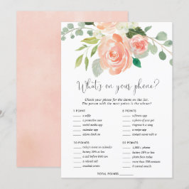 Wat is er op je vrijgezellenfeest-telefoonwedstrij kaart