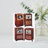 wat is er op tv 1951 ? briefkaart (Staand voorkant)