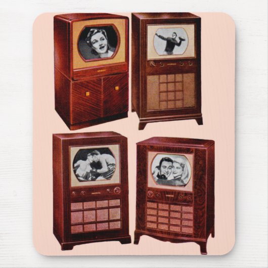 wat is er op tv 1951 ? muismat (Voorkant)