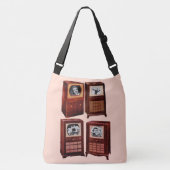 Wat is er op tv? crossbody tas (Voorkant)