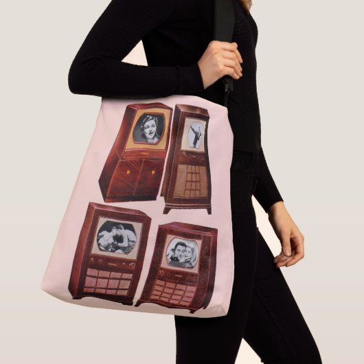 Wat is er op tv? crossbody tas (Dichtbij)