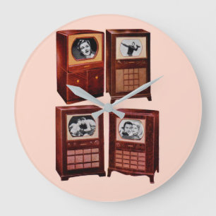 Wat is er op tv? grote klok