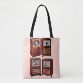 Wat is er op TV Tote Bag (Voorkant)