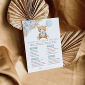 Wat is er op uw telefoon Baby shower spel Kaart