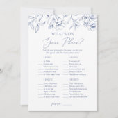 Wat is er op uw telefoon Bloemen Vrijgezellenfeest Kaart (Voorkant)