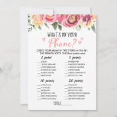 Wat is er op uw telefoon Vrijgezellenfeest bewerkb Kaart (Voorkant)