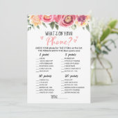 Wat is er op uw telefoon Vrijgezellenfeest bewerkb Kaart (Staand voorkant)