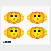 Wat is er? ovale sticker (Vel)