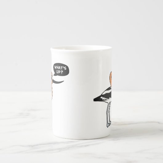 Wat is er? porselein kop (Voorkant)