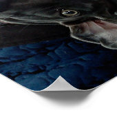 'Wat is er?' Poster Weimaraner (Hoek)