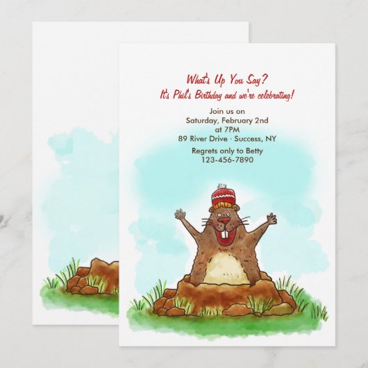 Wat is er? Uitnodiging (Voorkant / Achterkant)