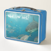 Wat is er voor de lunch? Grappige witte haai (Voorkant)