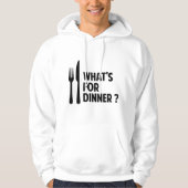 Wat is er voor eten? hoodie (Voorkant)