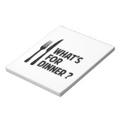 Wat is er voor eten? notitieblok (Linkerzijde)