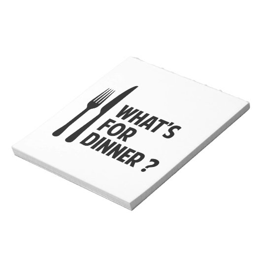 Wat is er voor eten? notitieblok (Linkerzijde)