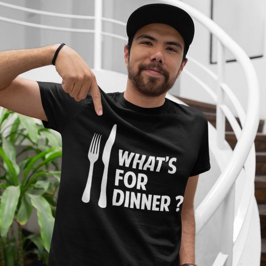 Wat is er voor eten? t-shirt