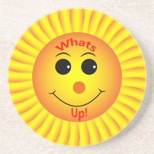 Wat is er? zandsteen onderzetter