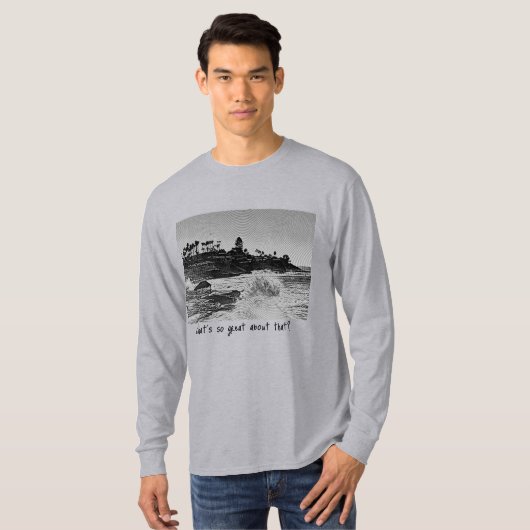 Wat is er zo geweldig aan Windansea Lange mouw T-shirt (Voorkant volledig)