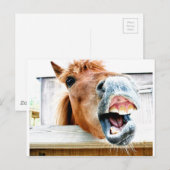 Wat is er zo grappig? briefkaart (Voorkant / Achterkant)