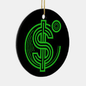 Wat Is Geld Keramisch Ornament (Rechts)