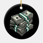 Wat Is Geld Keramisch Ornament (Achterkant)