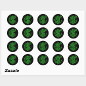 Wat is geld ronde sticker (Vel)