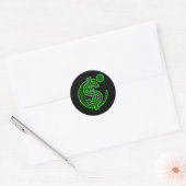 Wat is geld ronde sticker (Envelop)
