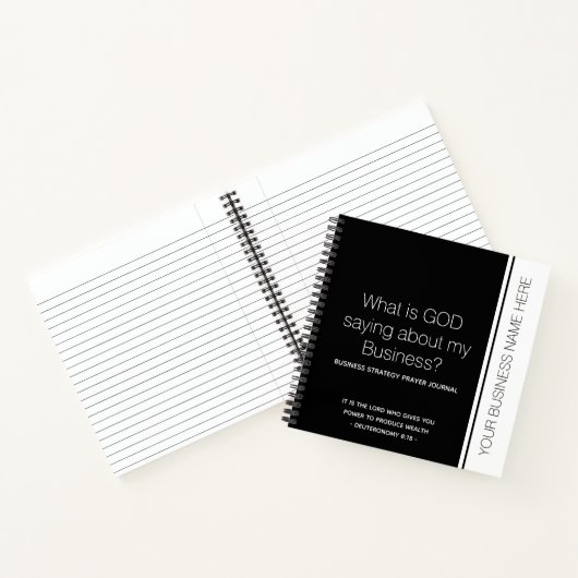 WAT IS GOD GEZEGDE Business Prayer Journal? Notitieboek (Binnen)