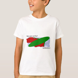 Wat is groen en vliegen? Super pickle! T-shirt