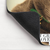 Wat is Grotere Gift dan de liefde van een kat? Muismat (Hoek)