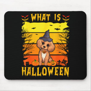Wat is halloween puppy muismat