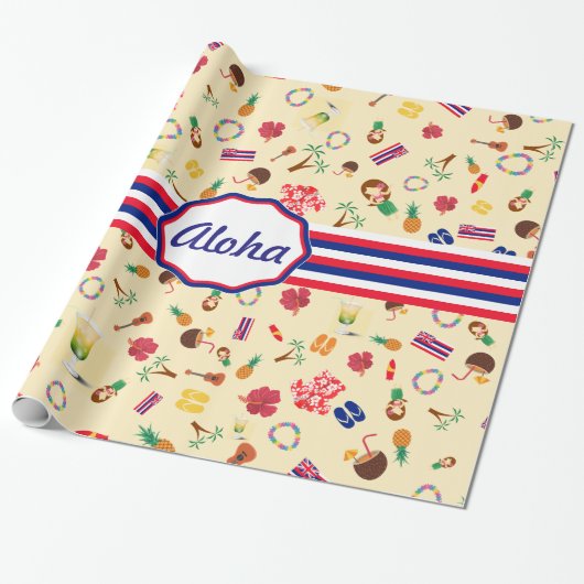 Wat is Hawaii beroemd om Cadeaupapier (Uitgerold)