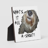 "WAT IS HET ALLEMAAL EEN SNOUT?" Fotoplaat (Voorkant)