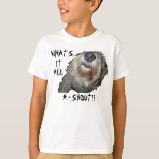 "WAT IS HET ALLEMAAL EEN SNOUT?" Kinder T-shirt
