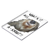 "WAT IS HET ALLEMAAL EEN SNOUT?" Notitieboek (Linkerzijde)