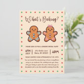 Wat is het bakken van een geslacht onthulling met  kaart (Staand voorkant)