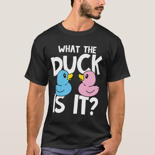 Wat is het Duck - Geslacht onthullen T-shirt (Voorkant)
