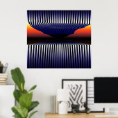 Wat is het einde van de tunnel poster (Thuiskantoor)