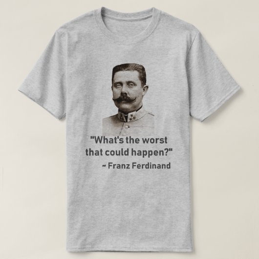 Wat is het ergste... t-shirt (Design voorkant)