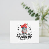 Wat is het grappige kerstfeest in Gnome? Briefkaart (Staand voorkant)