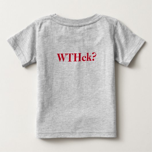 Wat is het grappige? Kinderen T-shirt - Wat de Hec (Achterkant)