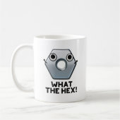 Wat is het hex Funny Hexagon-platform Koffiemok (Links)