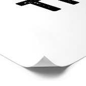 Wat is het hex Funny Hexagon-platform Poster (Hoek)